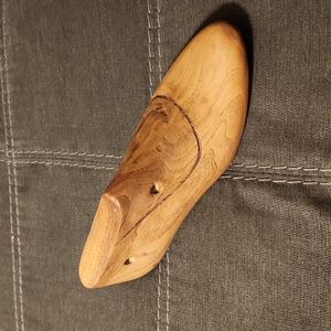 Wooden shoe décor